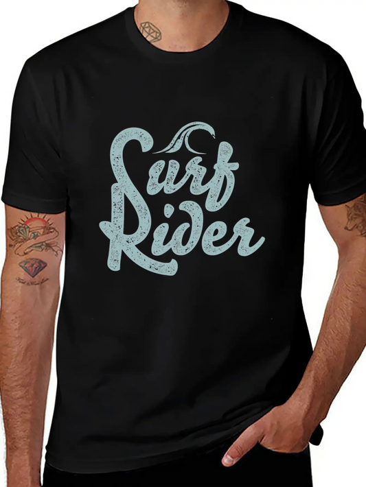 Surf Rider Lightweight Cotton T-Shirt – Daily Comfort Graphic Shirt