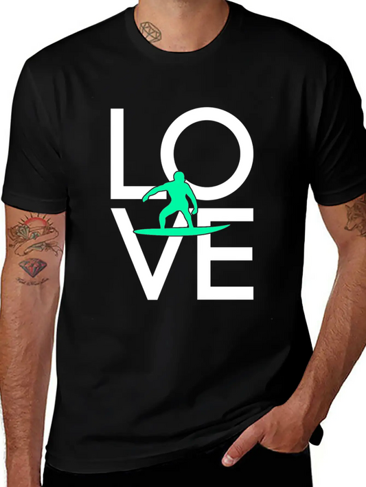 Surfing Classic Fit Graphic Tee For Daily Comfort – Unisex Cotton Shirt