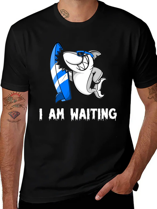 Surfing Lightweight Cotton T-Shirt – Daily Comfort Graphic Shirt