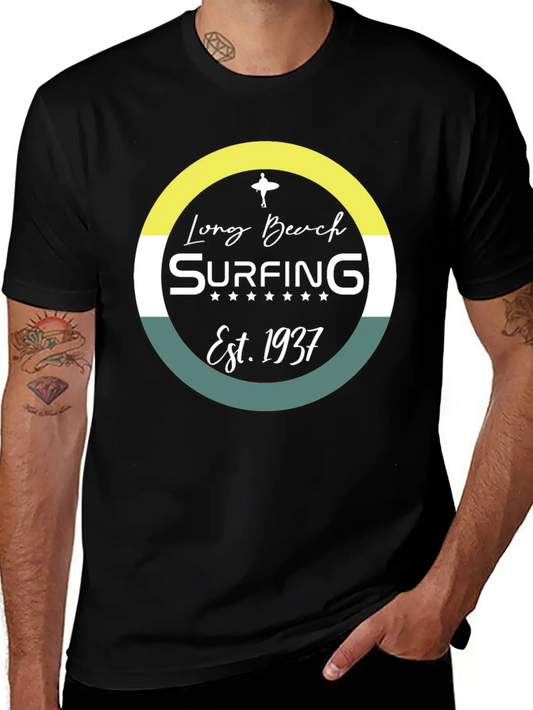Surfing Unisex Casual T-Shirt – Clean Design For Daily Comfort