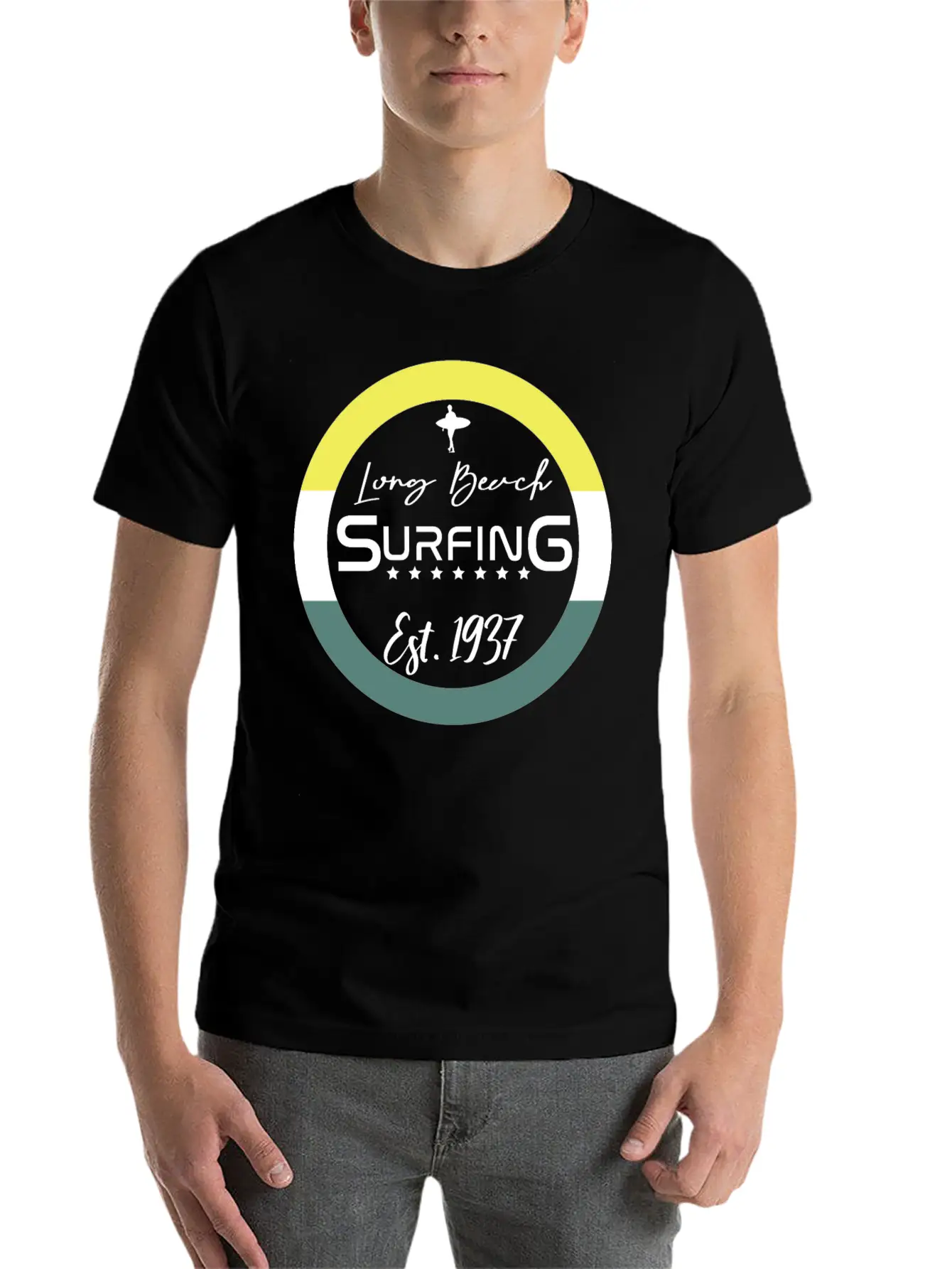 Surfing Unisex Casual T-Shirt – Clean Design For Daily Comfort