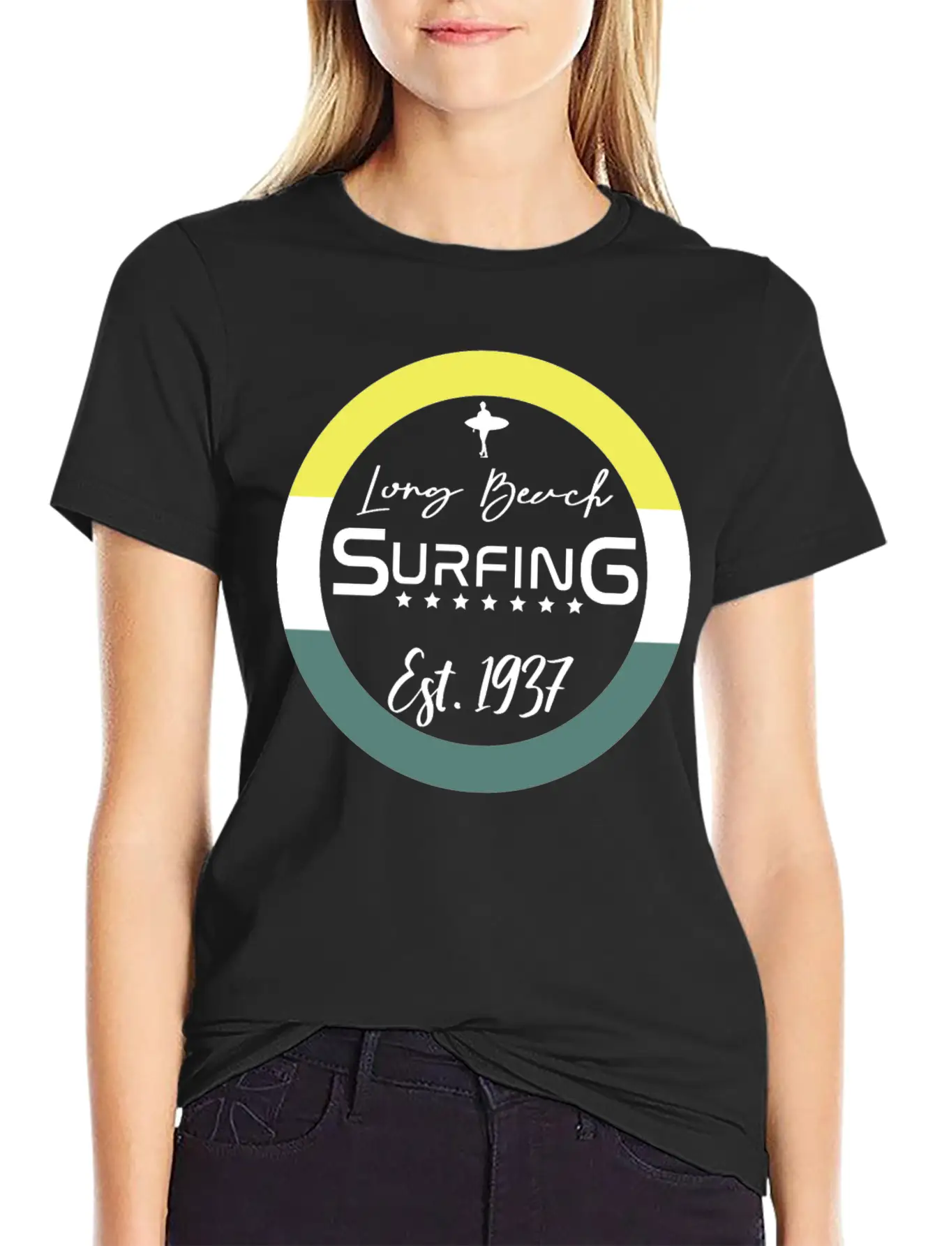 Surfing Unisex Casual T-Shirt – Clean Design For Daily Comfort