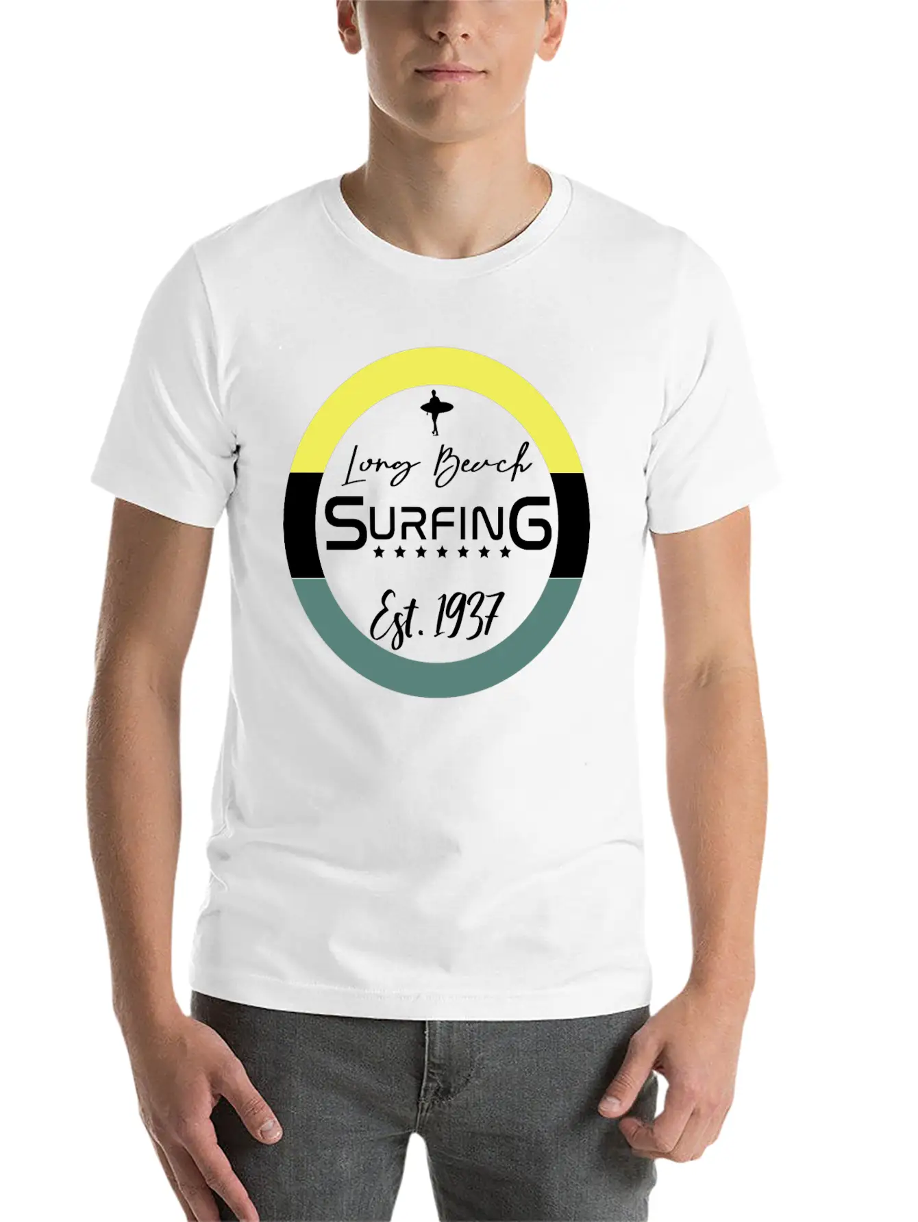 Surfing Unisex Casual T-Shirt – Clean Design For Daily Comfort
