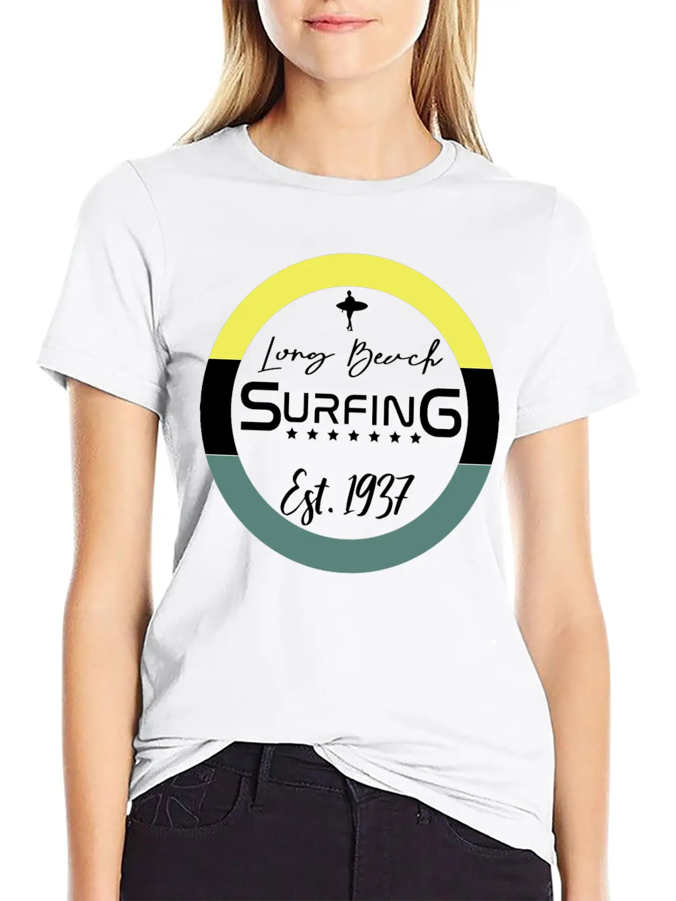 Surfing Unisex Casual T-Shirt – Clean Design For Daily Comfort