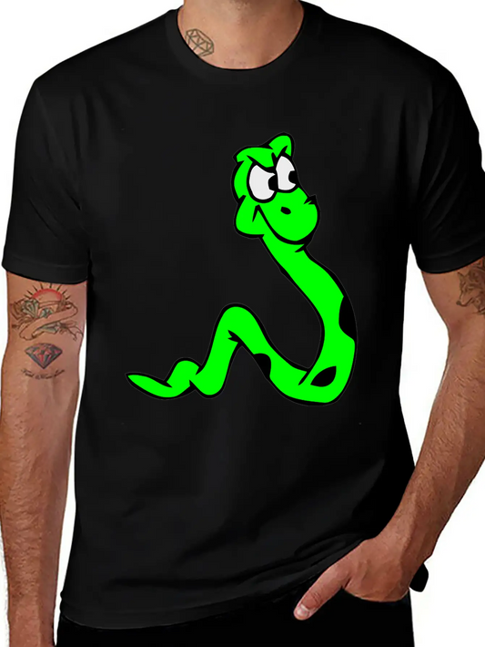 Surprised Snake Relaxed Everyday Tee – Lightweight And Durable Cotton