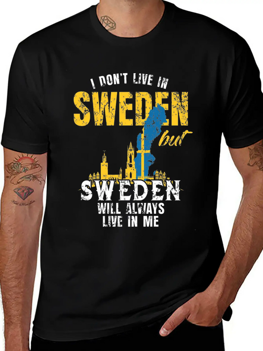 Sweden Country Flag Gift Basic Graphic T-Shirt – Daily Comfort In Soft Cotton