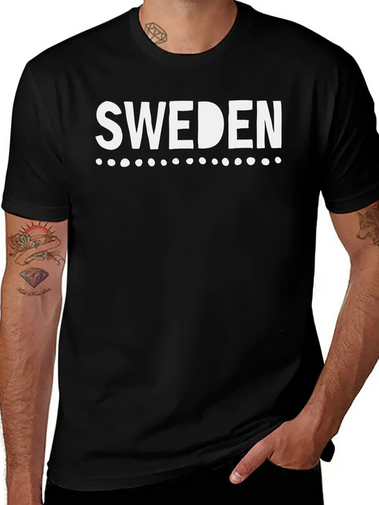 Sweden Type Modern Fit Casual T-Shirt – Clean And Versatile Design