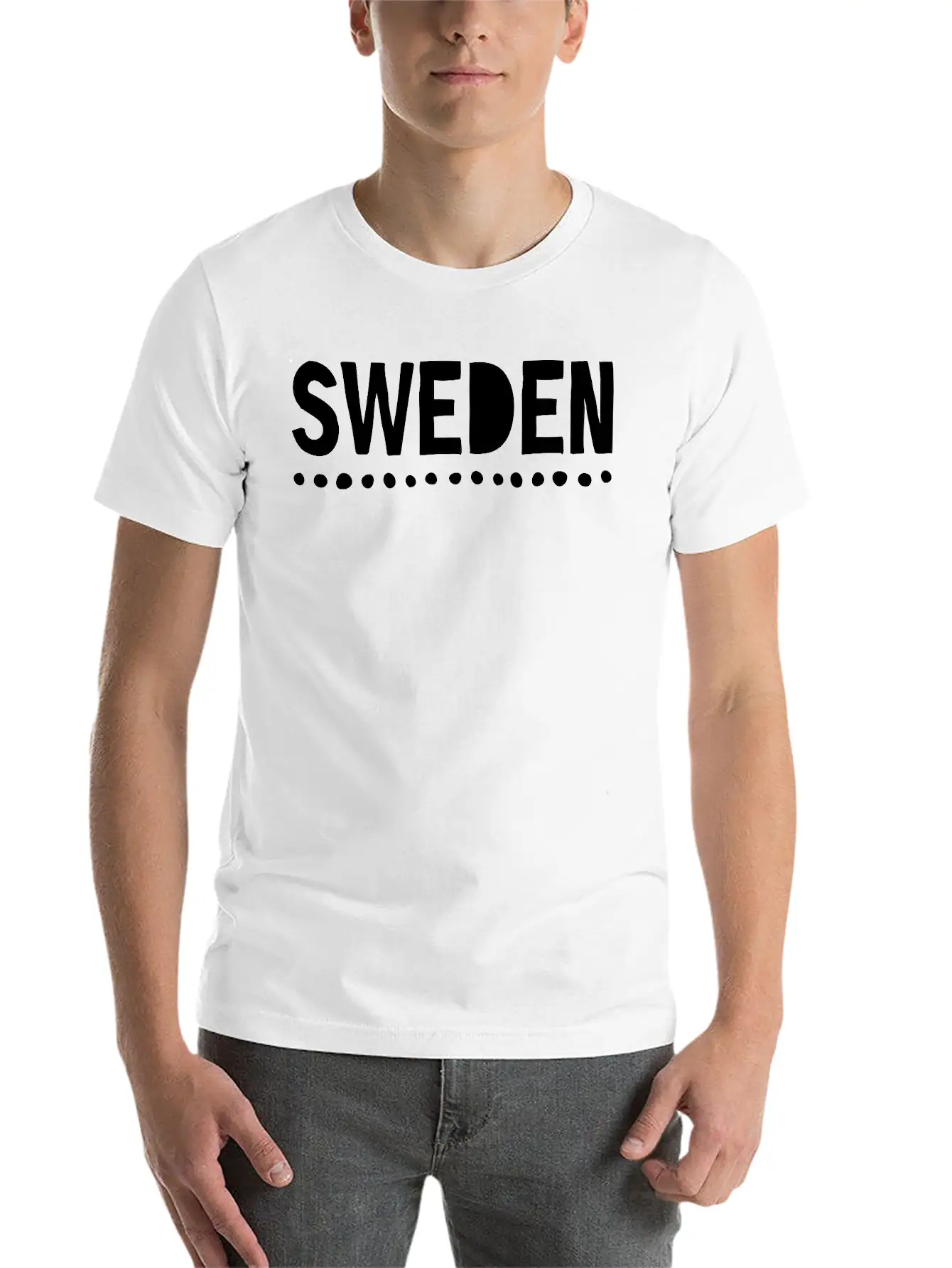 Sweden Type Modern Fit Casual T-Shirt – Clean And Versatile Design