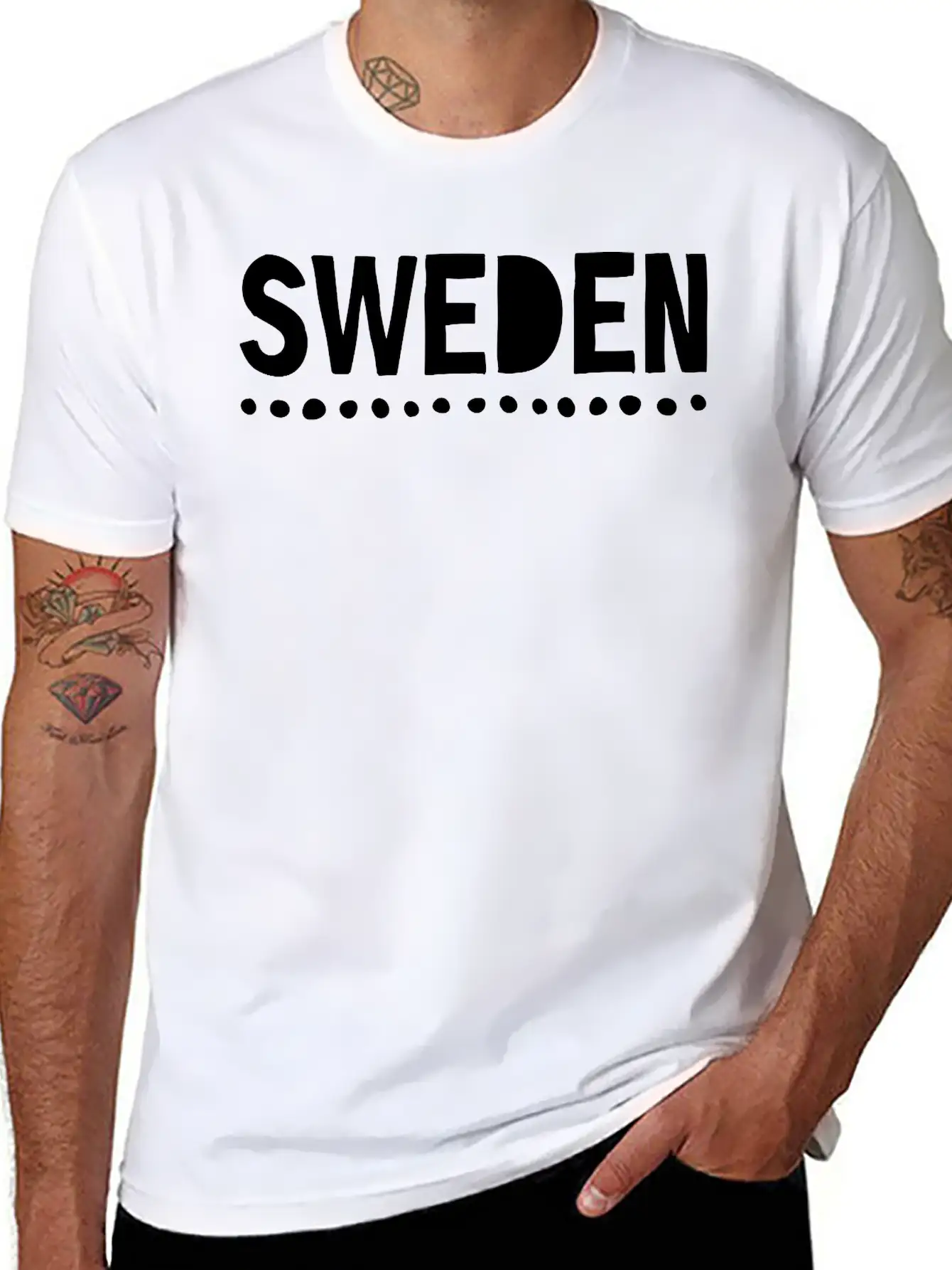 Sweden Type Modern Fit Casual T-Shirt – Clean And Versatile Design