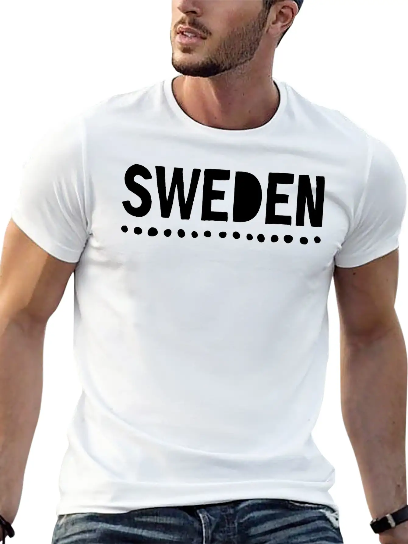 Sweden Type Modern Fit Casual T-Shirt – Clean And Versatile Design