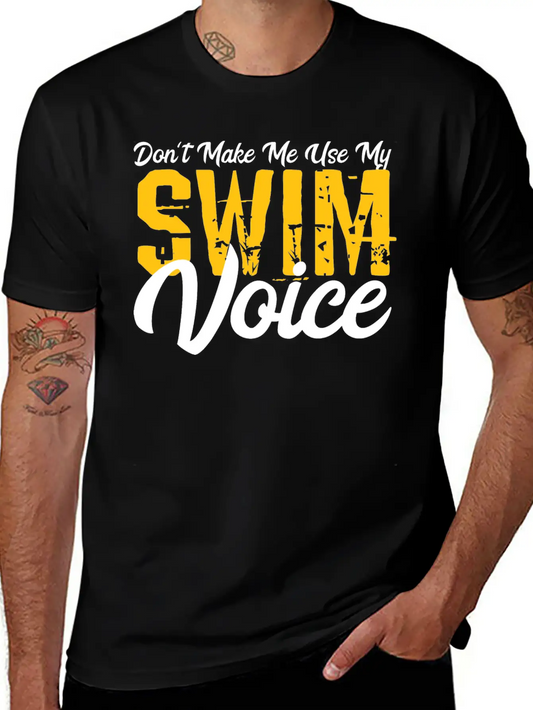 Swimmer Voice Gift Modern Fit Casual T-Shirt – Clean And Versatile Design