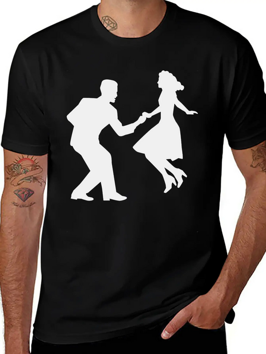 Swing Dance Basic Graphic T-Shirt – Daily Comfort In Soft Cotton
