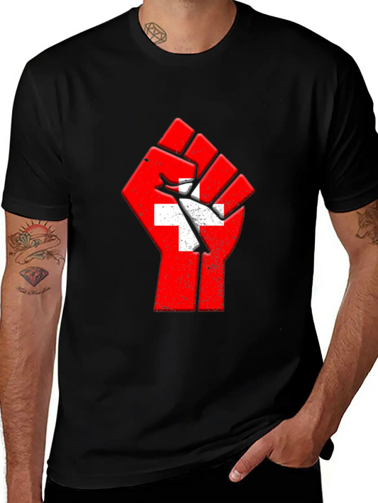 Switzerland Flag Country Pride Native Family Soft Cotton Short Sleeve Tee – Unisex Wardrobe Staple