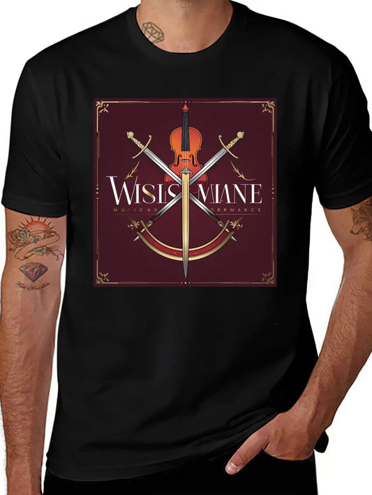 SWORD Music Performance Lightweight Cotton T-Shirt – Daily Comfort Graphic Shirt