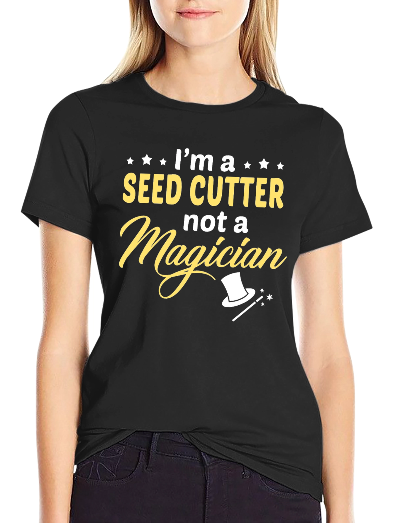 Seed Cutter Not a Magician T-Shirt