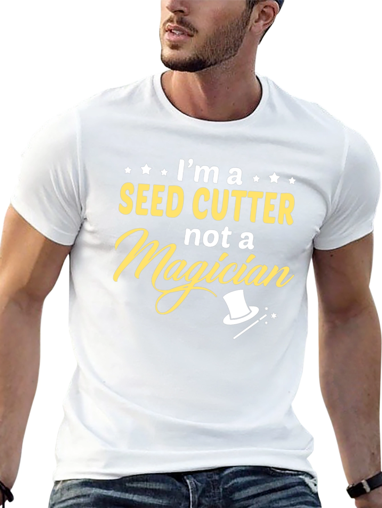 Seed Cutter Not a Magician T-Shirt