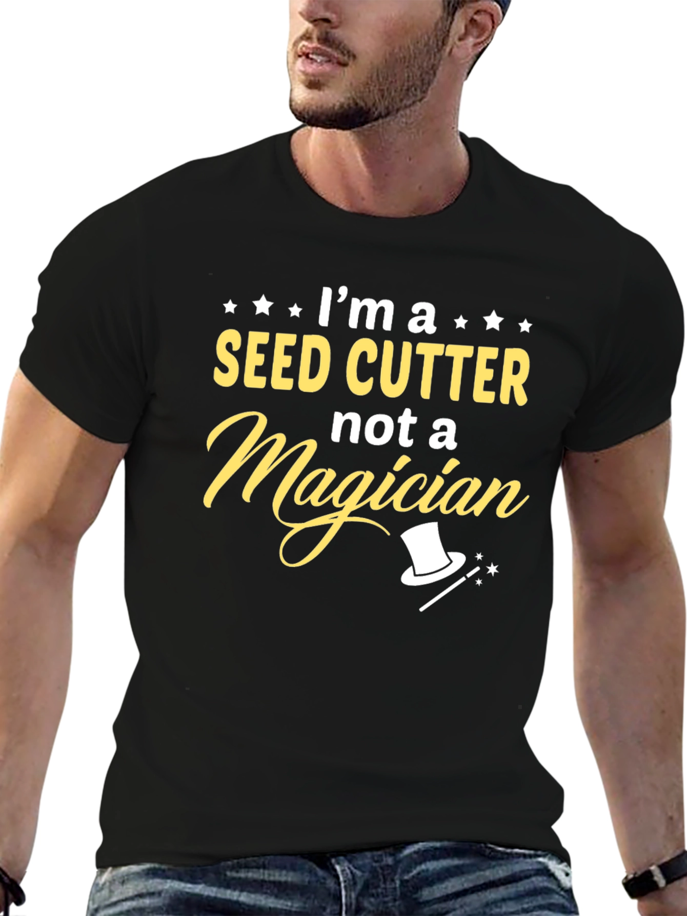 Seed Cutter Not a Magician T-Shirt