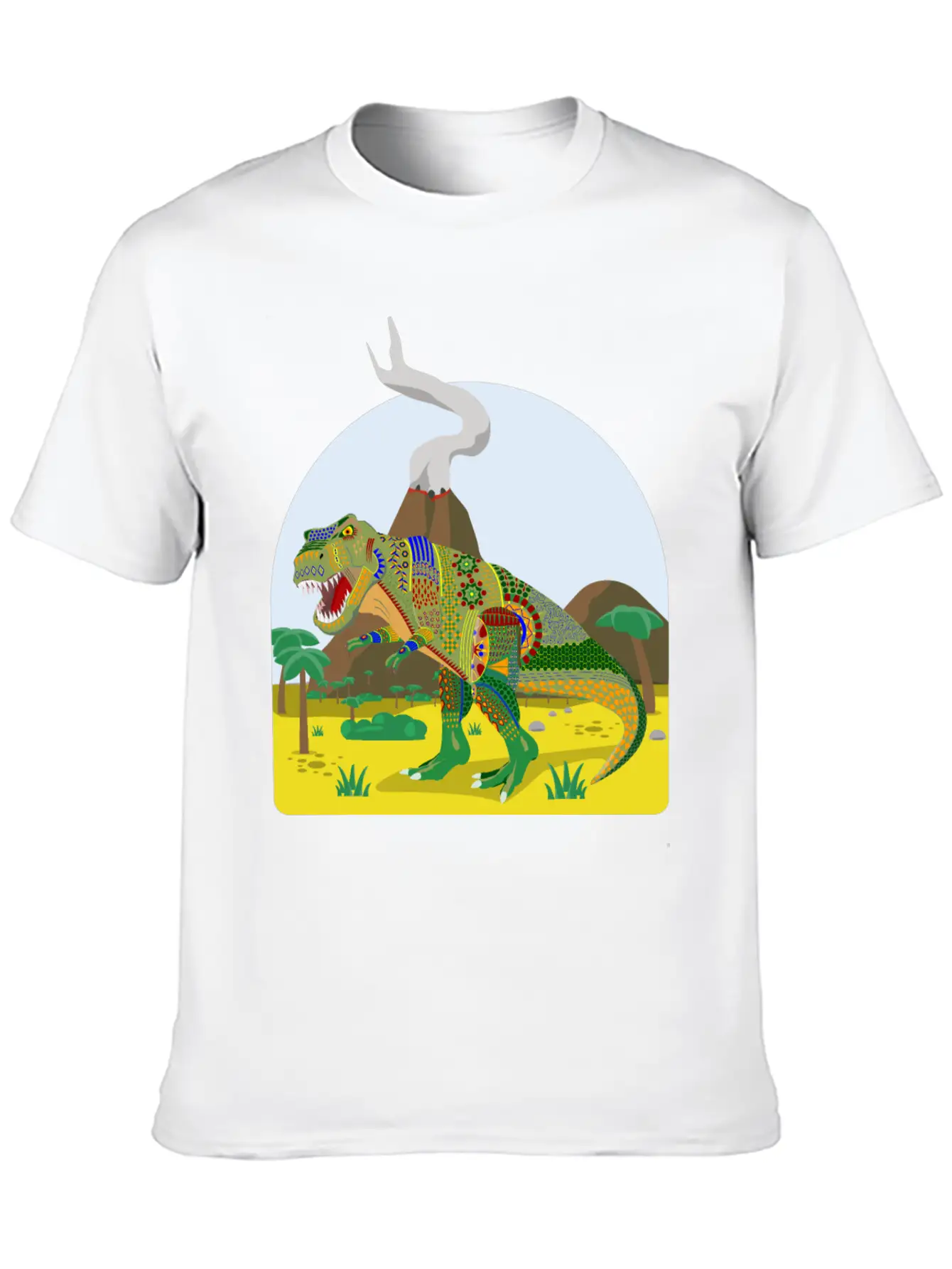 T Rex Alebrije Stylish Everyday T-Shirt – Unisex Basic Cotton Tee