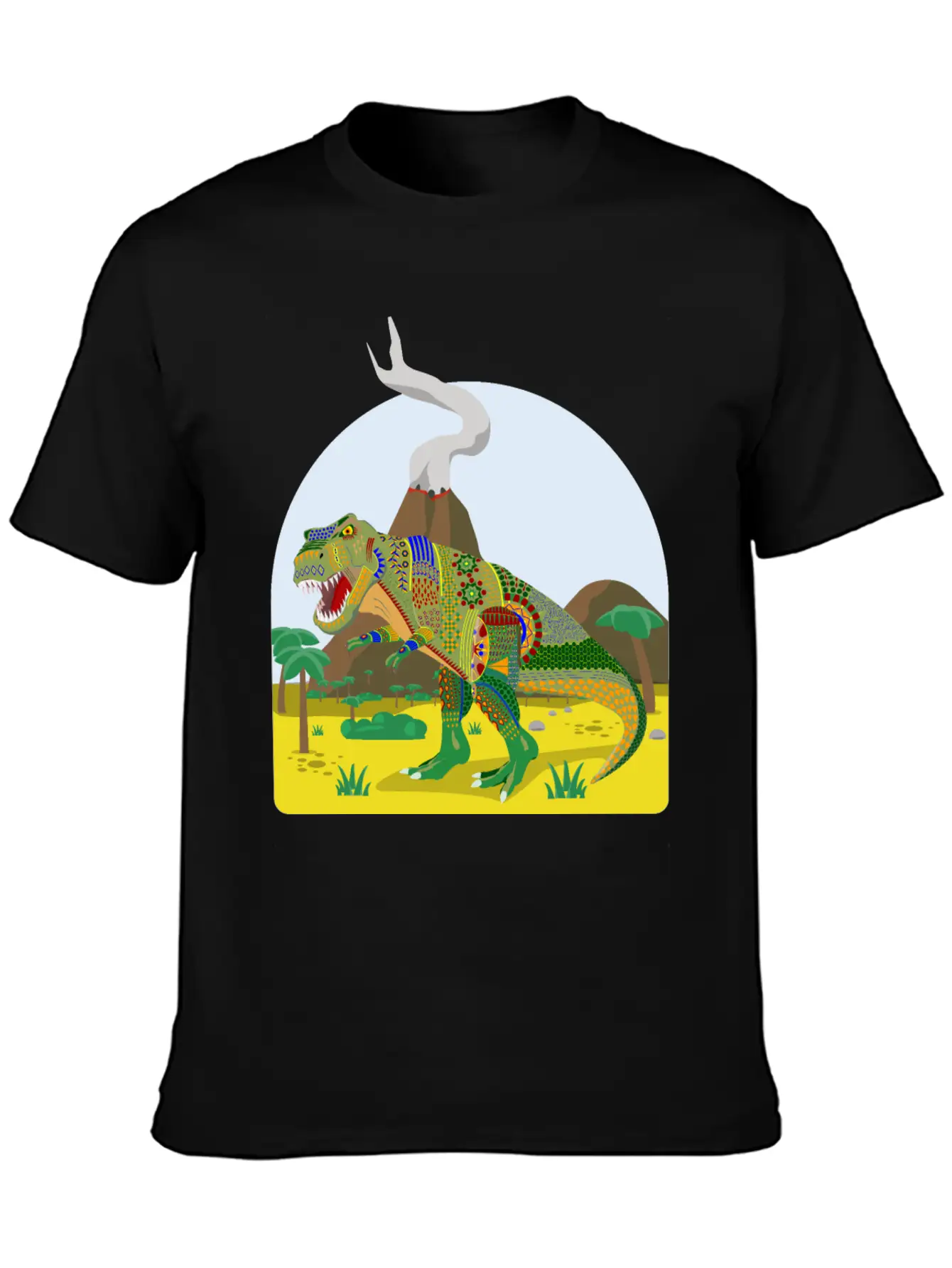 T Rex Alebrije Stylish Everyday T-Shirt – Unisex Basic Cotton Tee