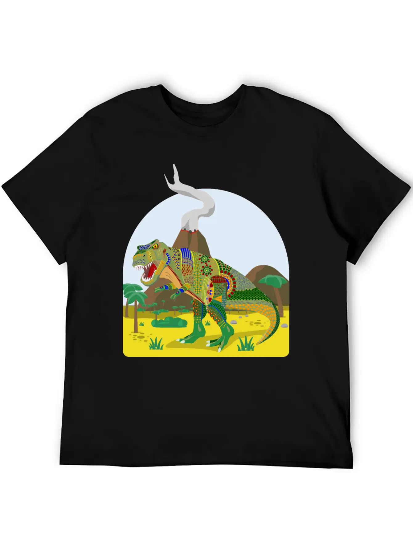 T Rex Alebrije Stylish Everyday T-Shirt – Unisex Basic Cotton Tee