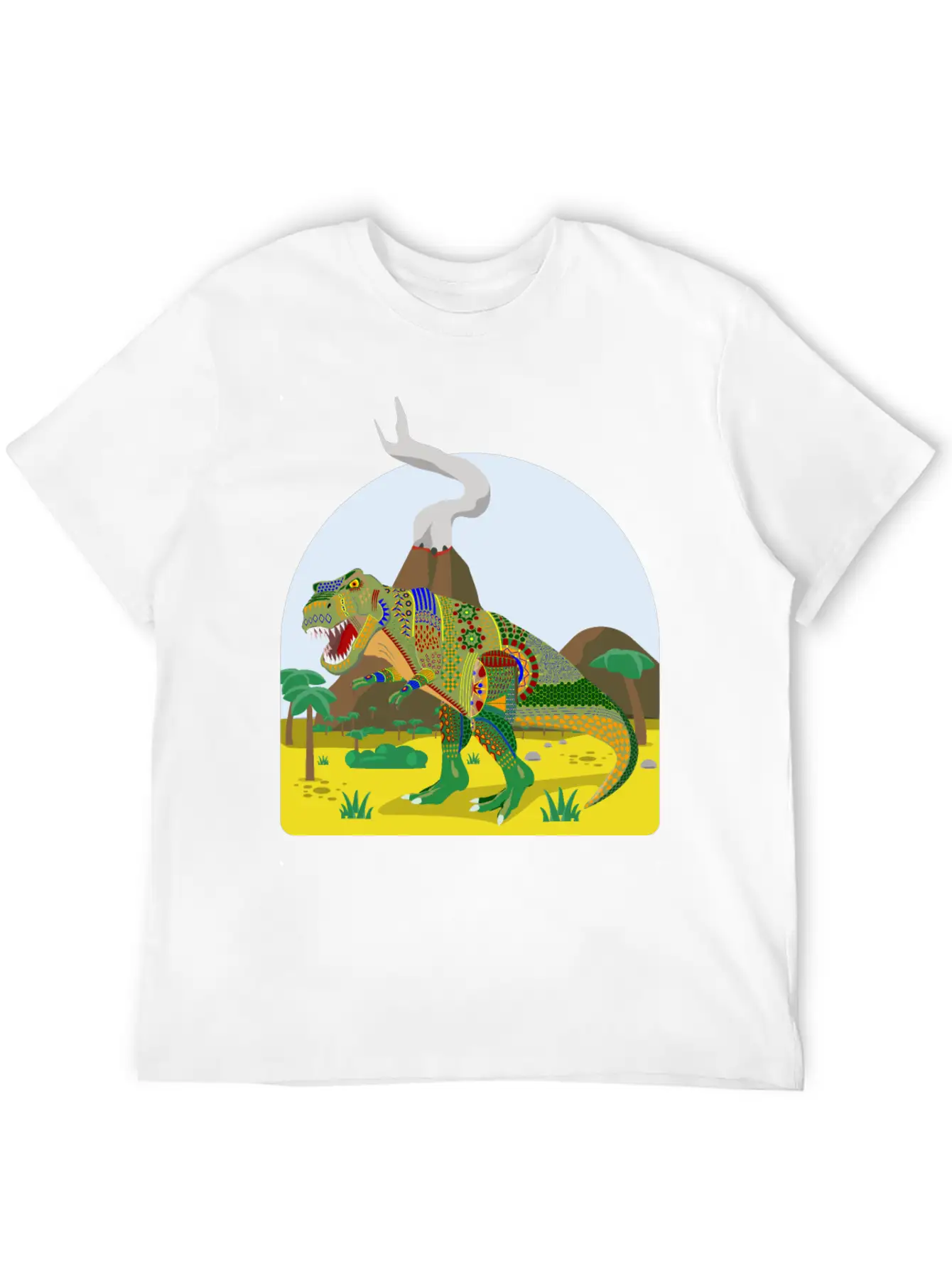 T Rex Alebrije Stylish Everyday T-Shirt – Unisex Basic Cotton Tee