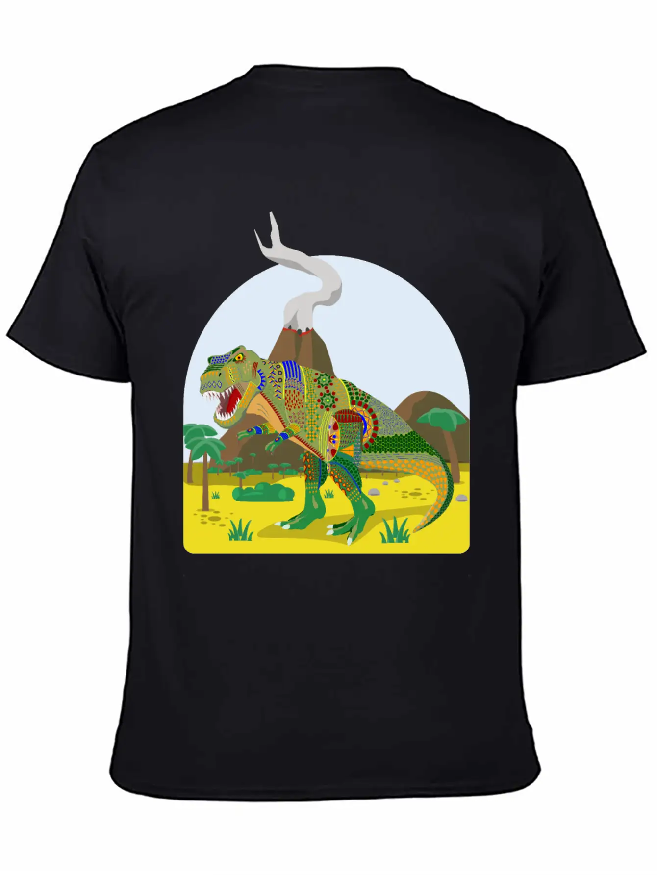 T Rex Alebrije Stylish Everyday T-Shirt – Unisex Basic Cotton Tee