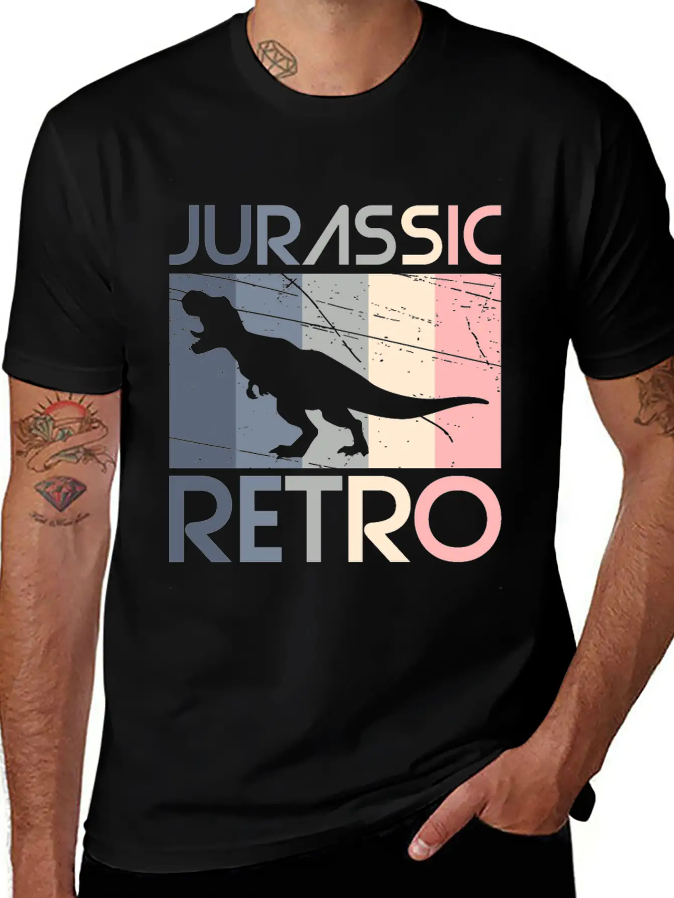 T-Rex Dinosaur Lightweight Cotton T-Shirt – Daily Comfort Graphic Shirt