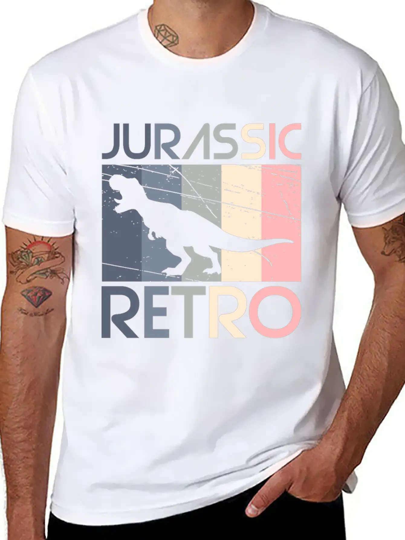 T-Rex Dinosaur Lightweight Cotton T-Shirt – Daily Comfort Graphic Shirt