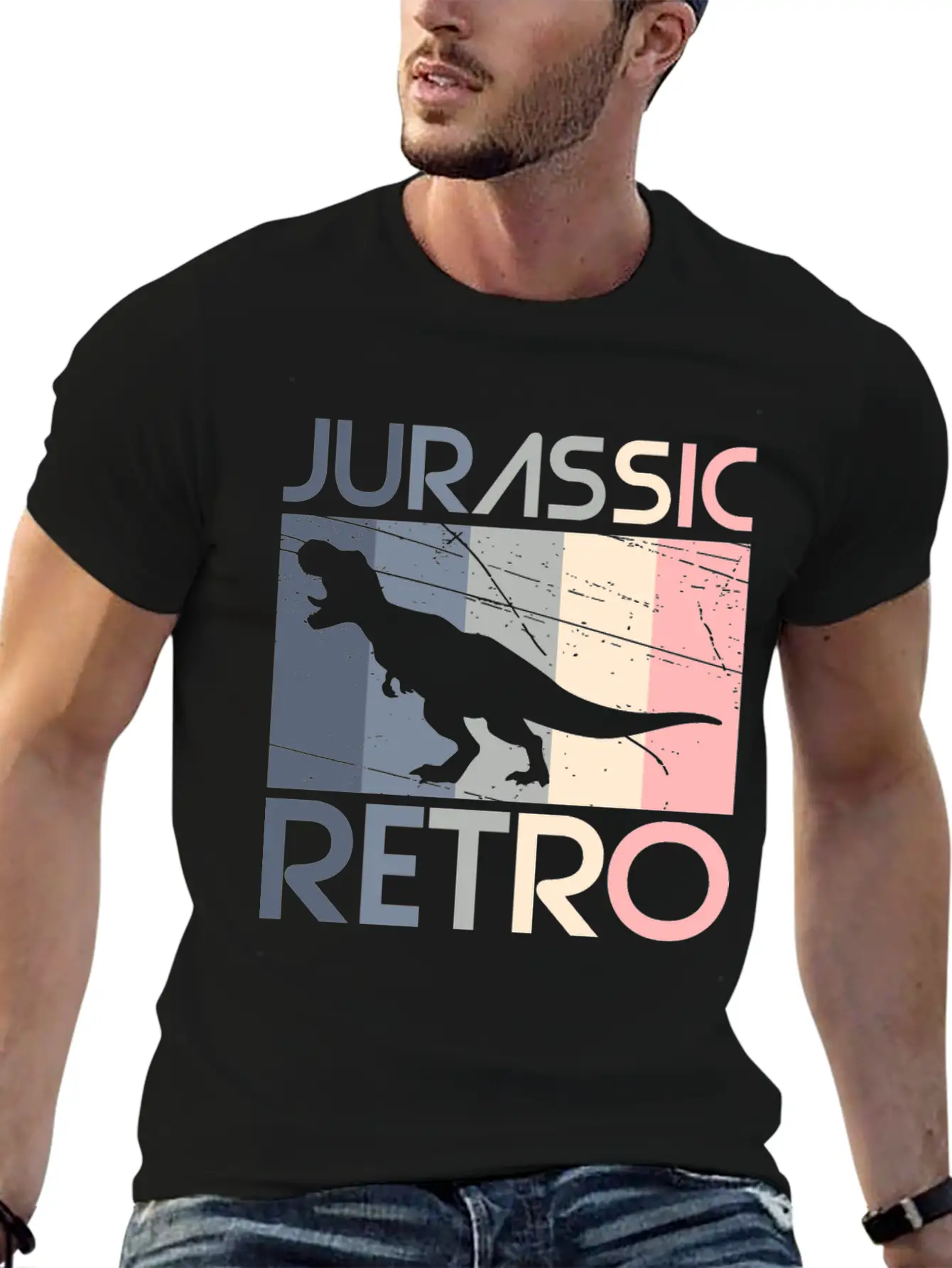 T-Rex Dinosaur Lightweight Cotton T-Shirt – Daily Comfort Graphic Shirt