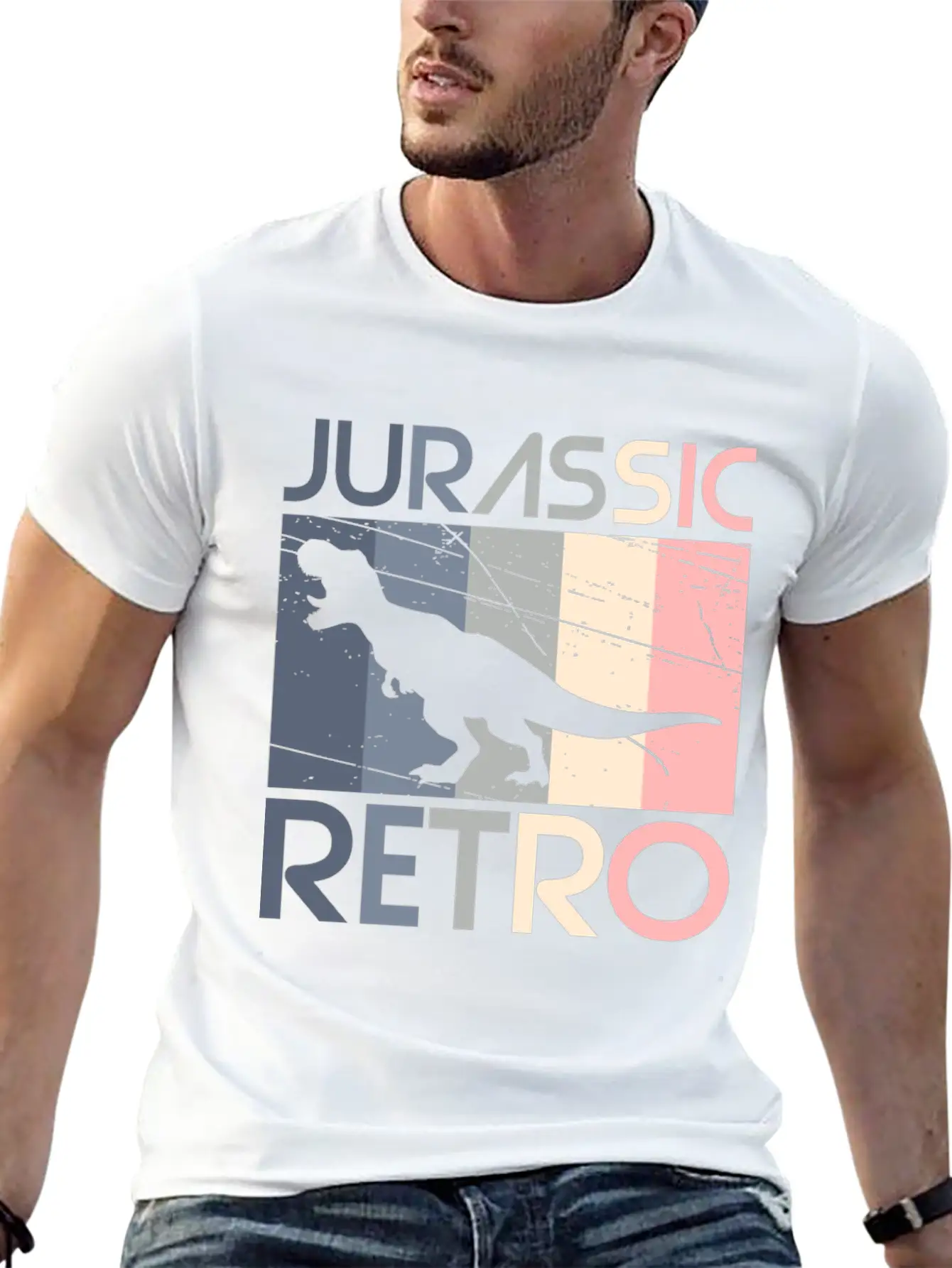 T-Rex Dinosaur Lightweight Cotton T-Shirt – Daily Comfort Graphic Shirt