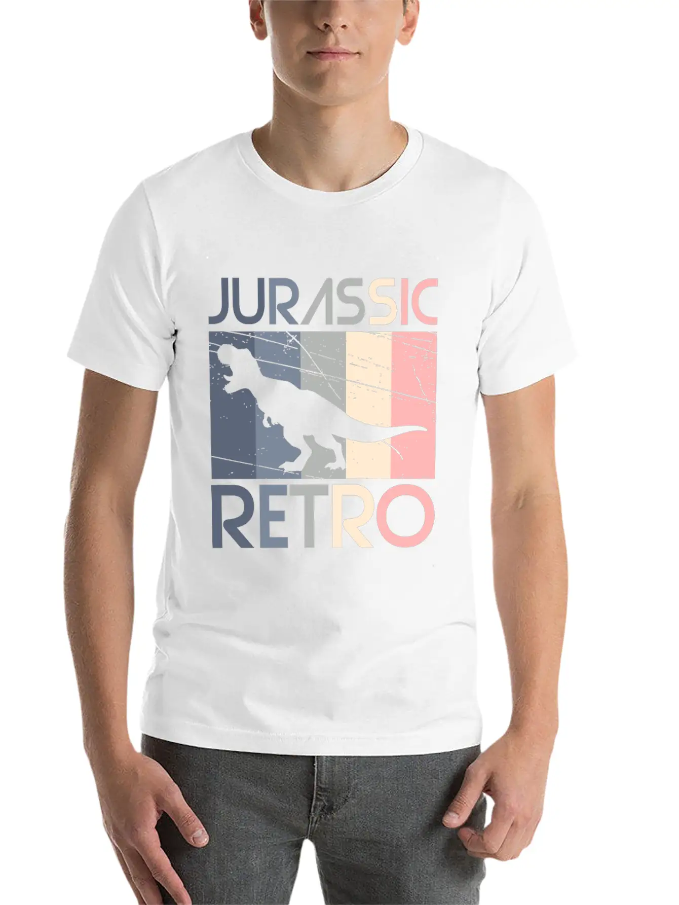 T-Rex Dinosaur Lightweight Cotton T-Shirt – Daily Comfort Graphic Shirt
