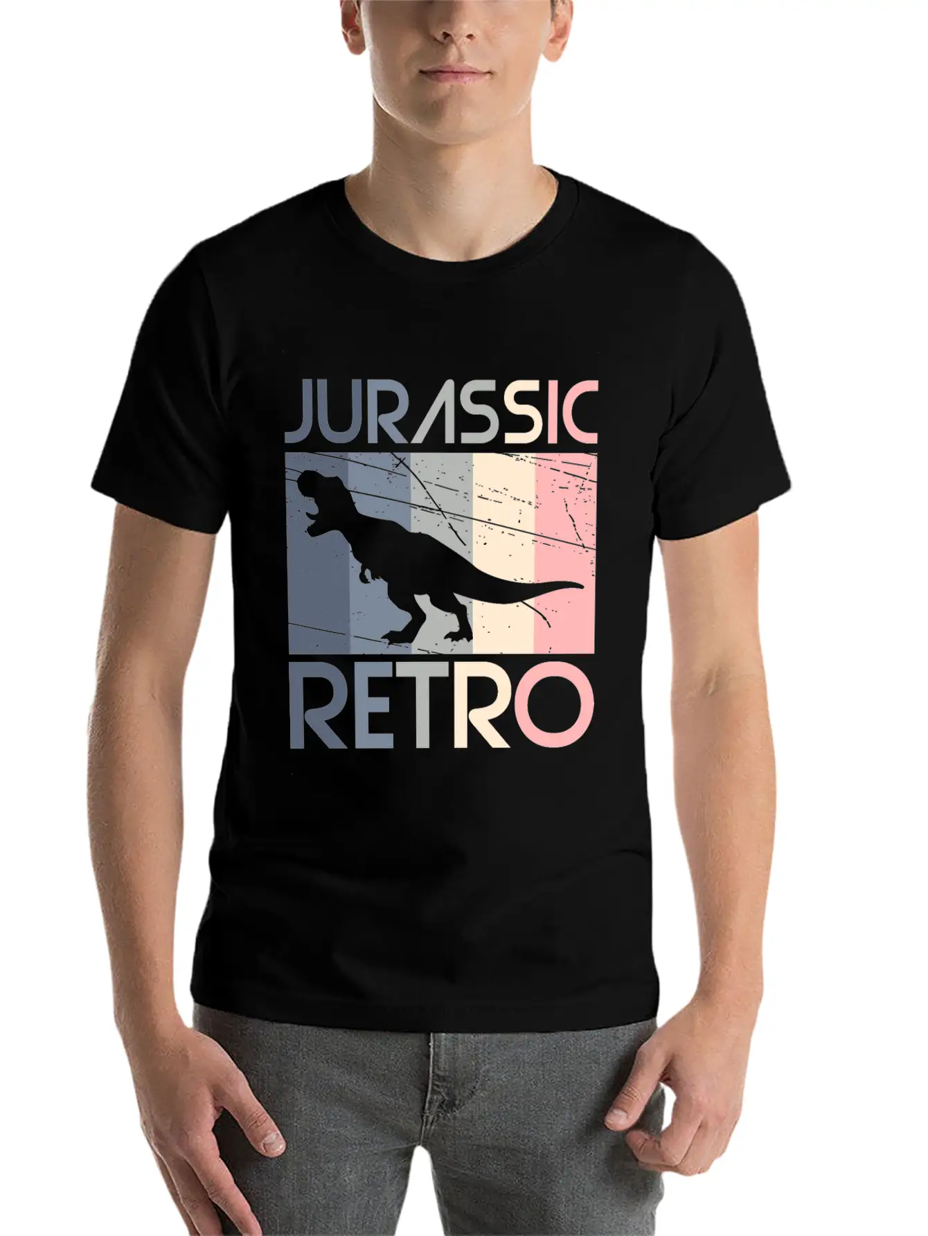 T-Rex Dinosaur Lightweight Cotton T-Shirt – Daily Comfort Graphic Shirt