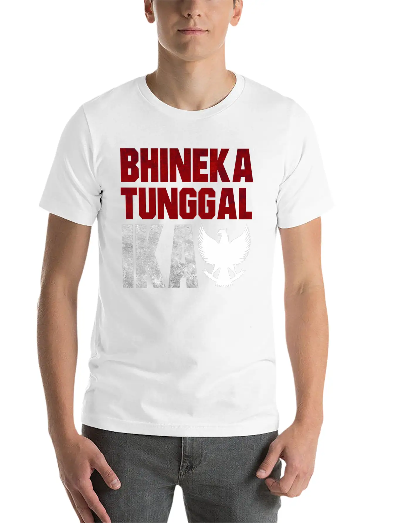 T-Shirt Bhineka Tunggal Ika Garuda Indonesia Modern Fit Casual T-Shirt – Clean And Versatile Design