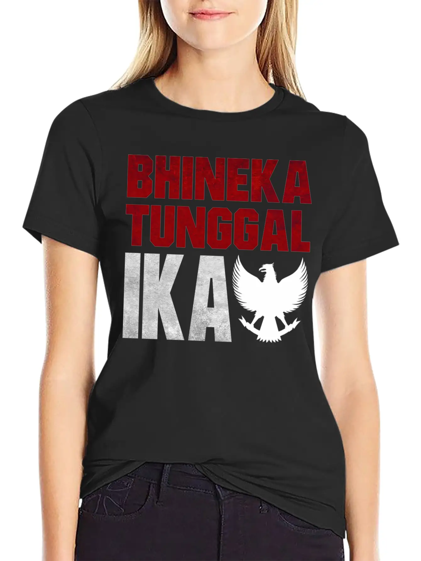 T-Shirt Bhineka Tunggal Ika Garuda Indonesia Modern Fit Casual T-Shirt – Clean And Versatile Design