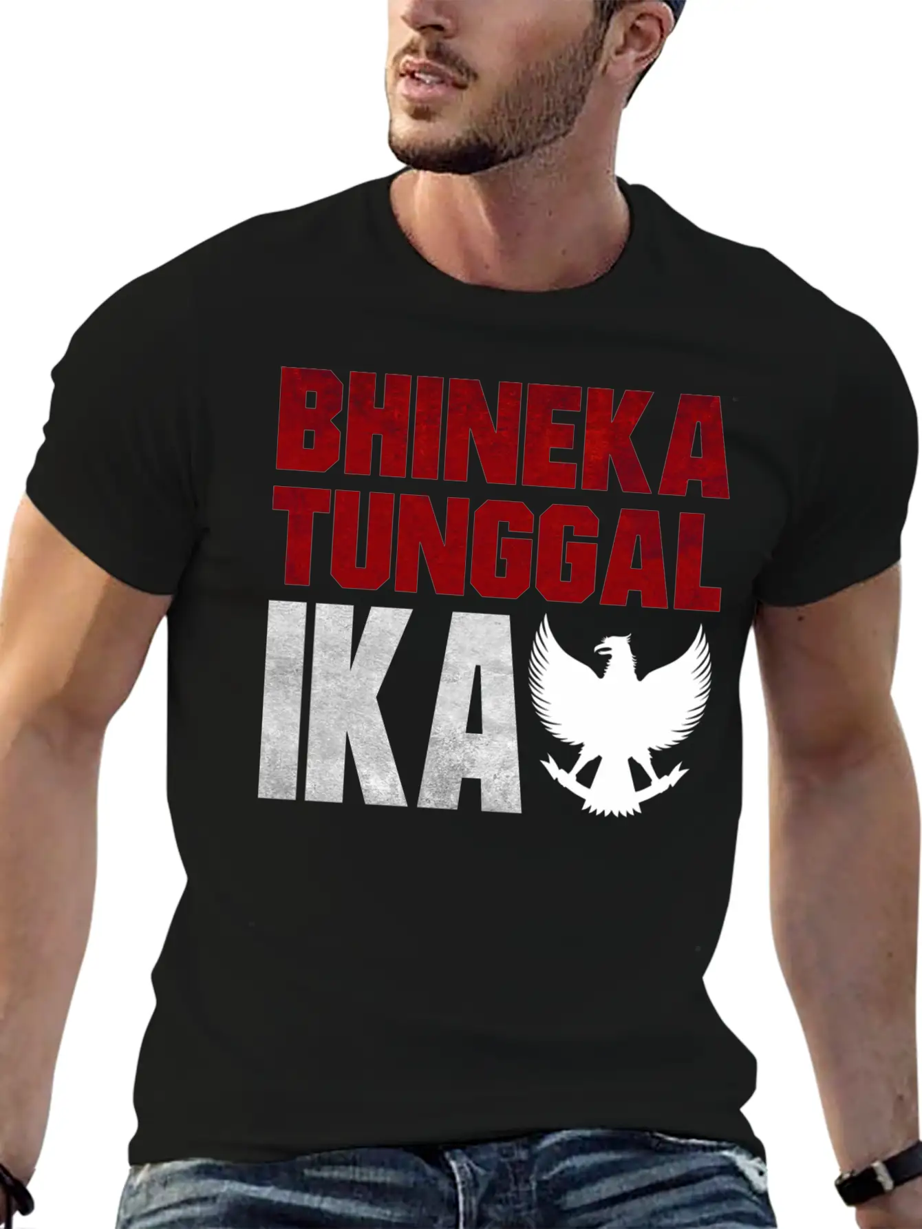 T-Shirt Bhineka Tunggal Ika Garuda Indonesia Modern Fit Casual T-Shirt – Clean And Versatile Design