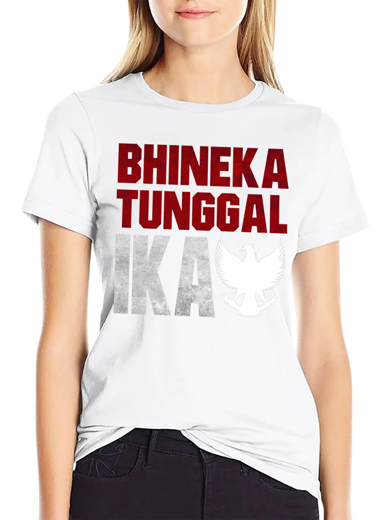 T-Shirt Bhineka Tunggal Ika Garuda Indonesia Modern Fit Casual T-Shirt – Clean And Versatile Design