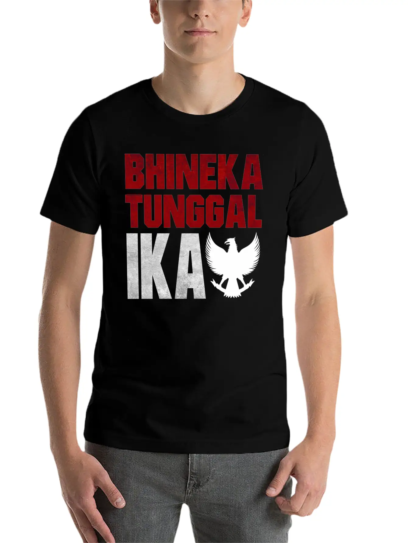 T-Shirt Bhineka Tunggal Ika Garuda Indonesia Modern Fit Casual T-Shirt – Clean And Versatile Design