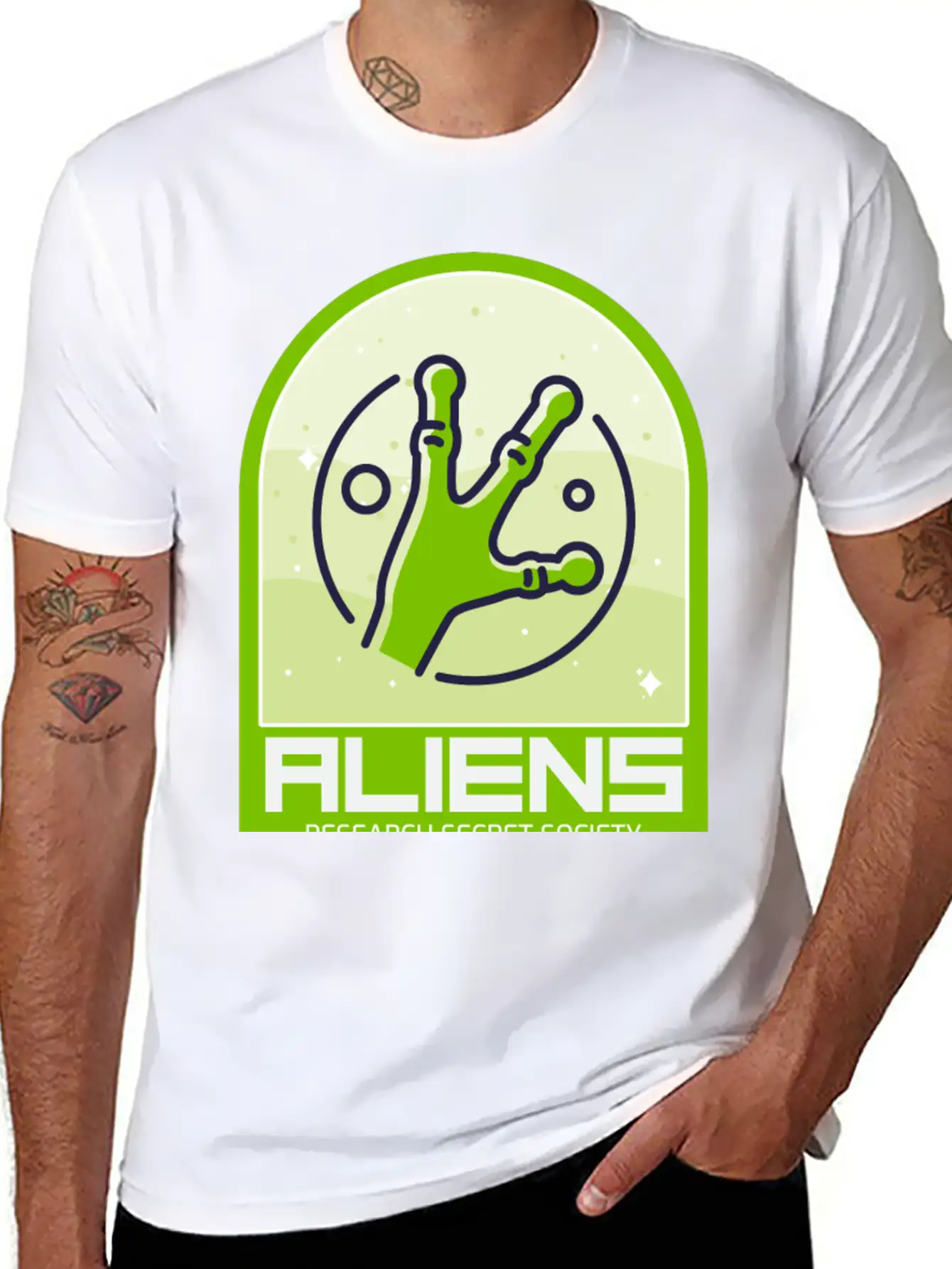 T Shirt Design For An Alien Ufo Soft Cotton Short Sleeve Tee – Unisex Wardrobe Staple