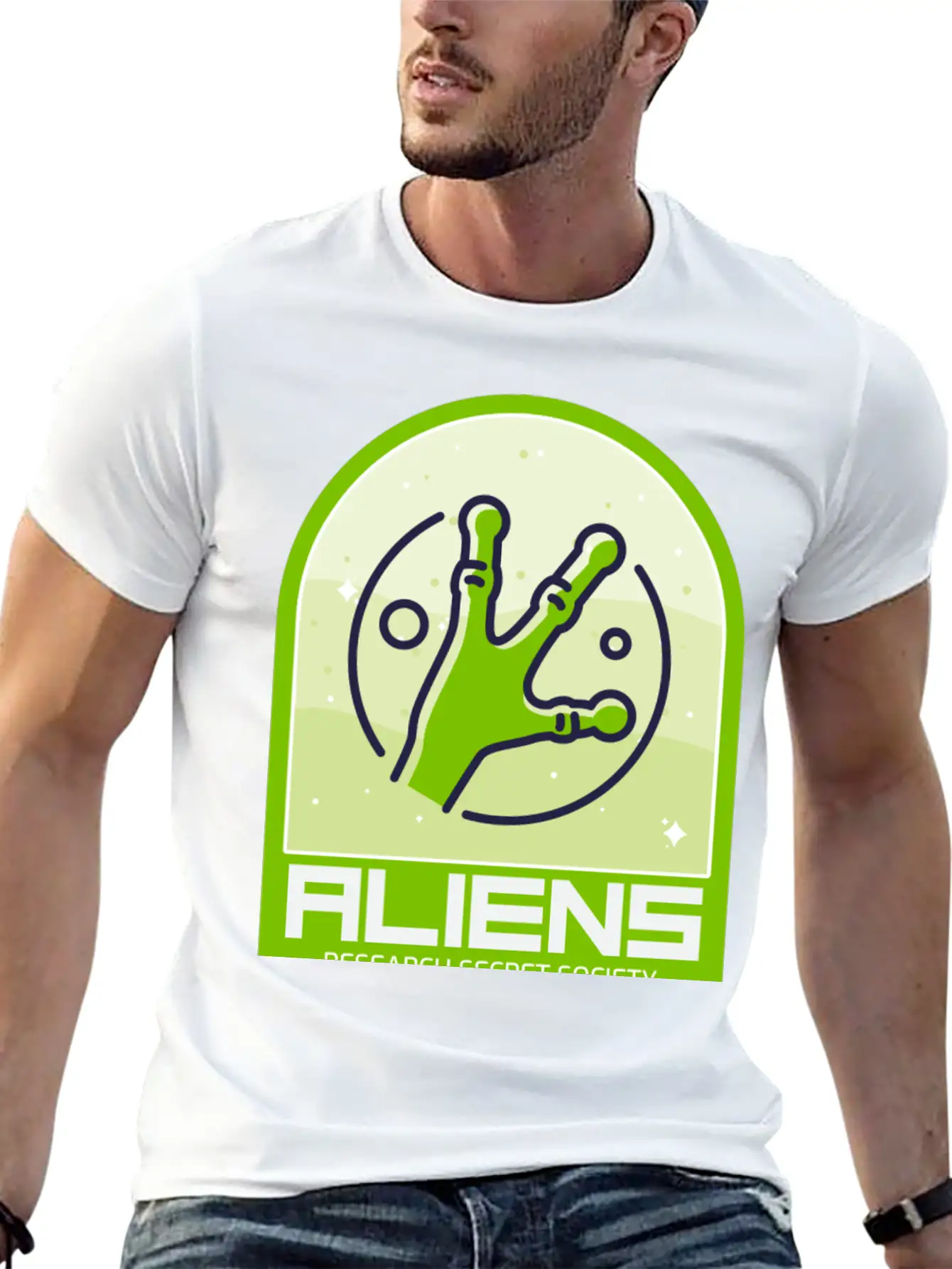 T Shirt Design For An Alien Ufo Soft Cotton Short Sleeve Tee – Unisex Wardrobe Staple