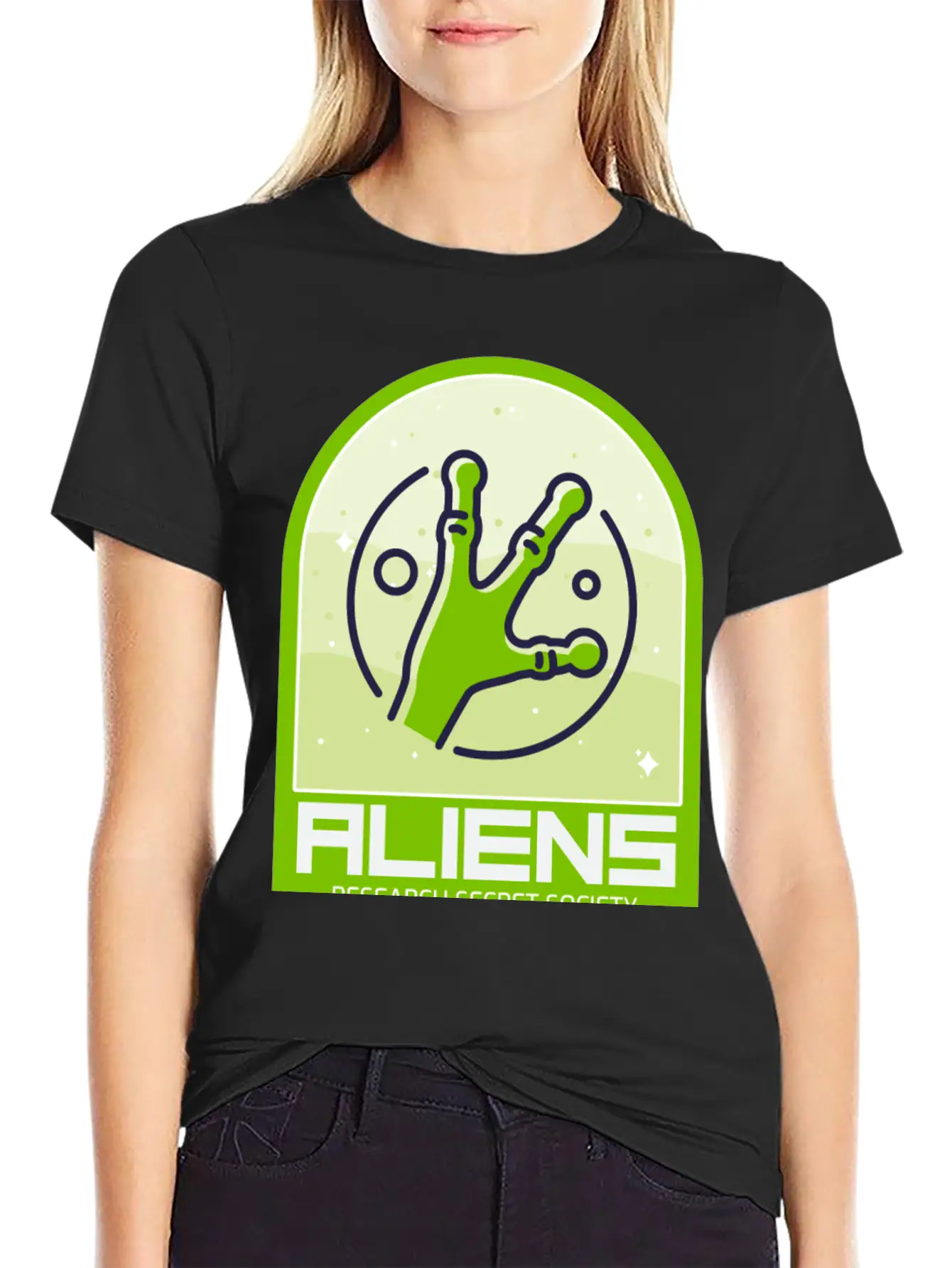 T Shirt Design For An Alien Ufo Soft Cotton Short Sleeve Tee – Unisex Wardrobe Staple