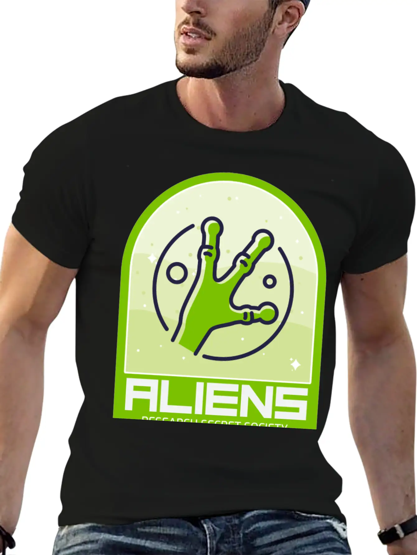 T Shirt Design For An Alien Ufo Soft Cotton Short Sleeve Tee – Unisex Wardrobe Staple
