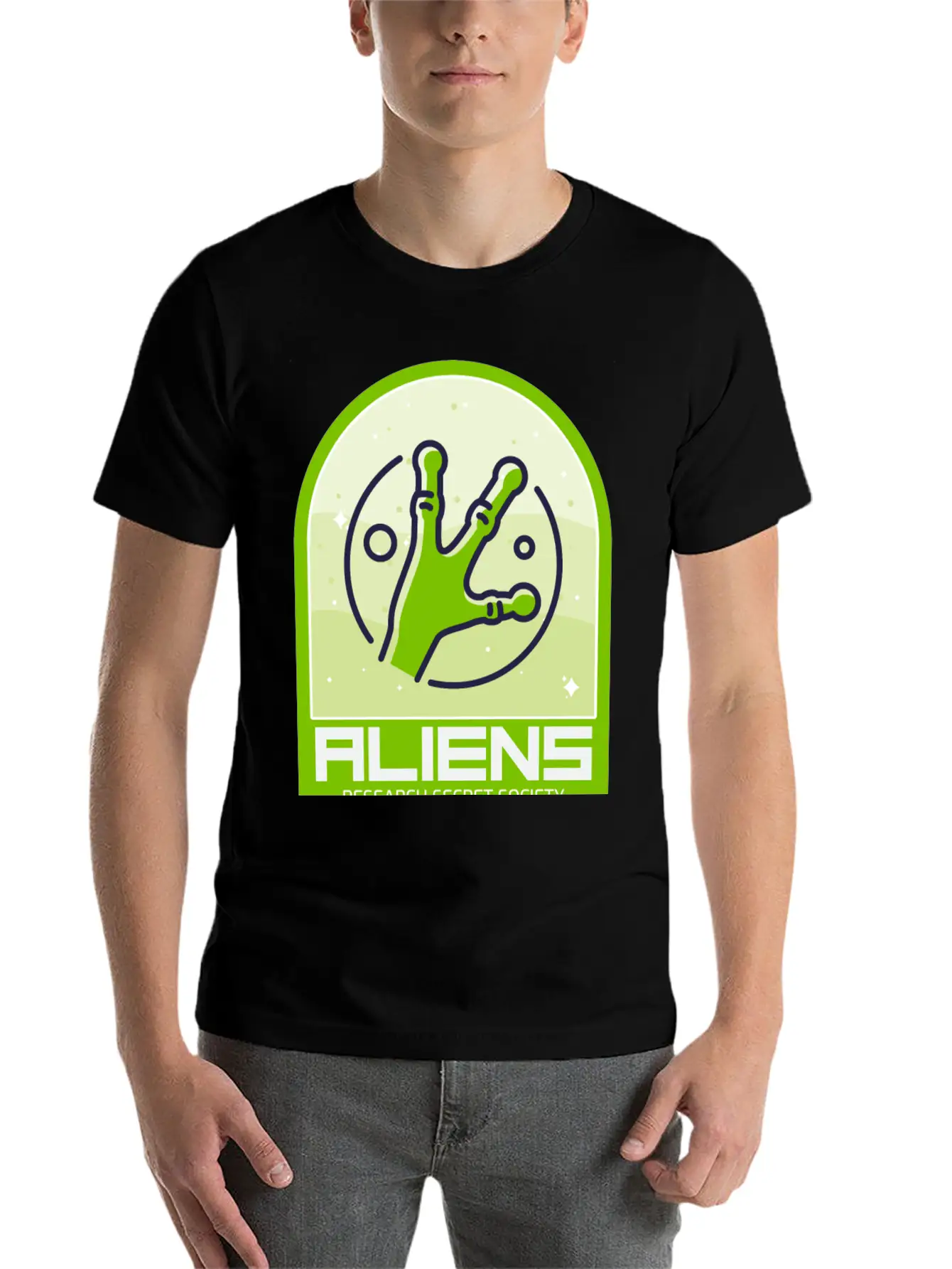 T Shirt Design For An Alien Ufo Soft Cotton Short Sleeve Tee – Unisex Wardrobe Staple