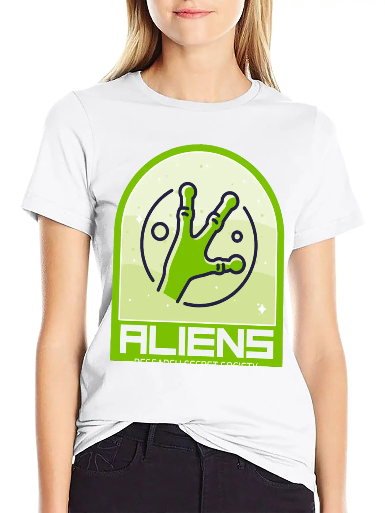T Shirt Design For An Alien Ufo Soft Cotton Short Sleeve Tee – Unisex Wardrobe Staple