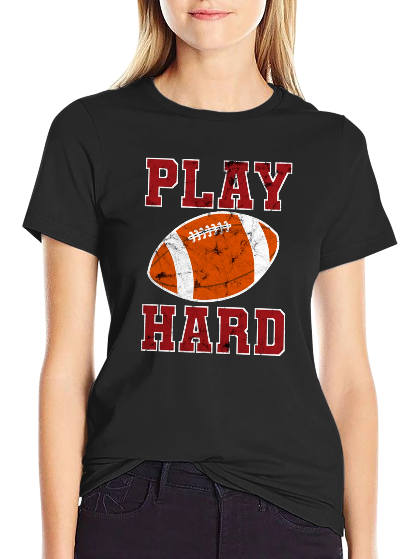 Play Hard Football Graphic Tee