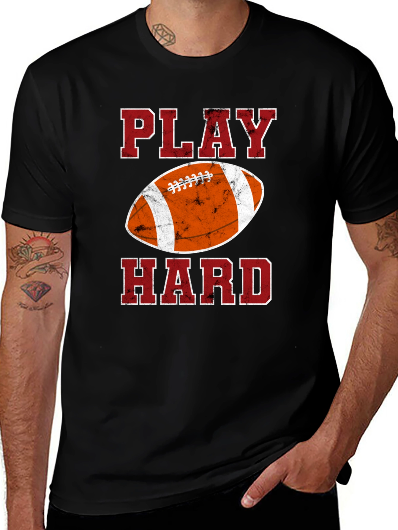 Play Hard Football Graphic Tee