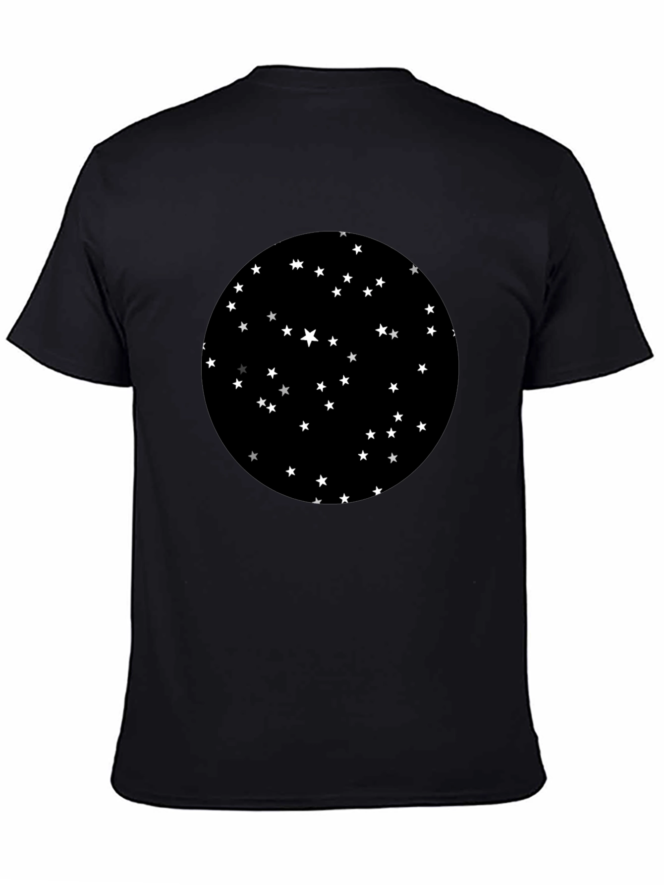 Starry Night Graphic Black T-Shirt