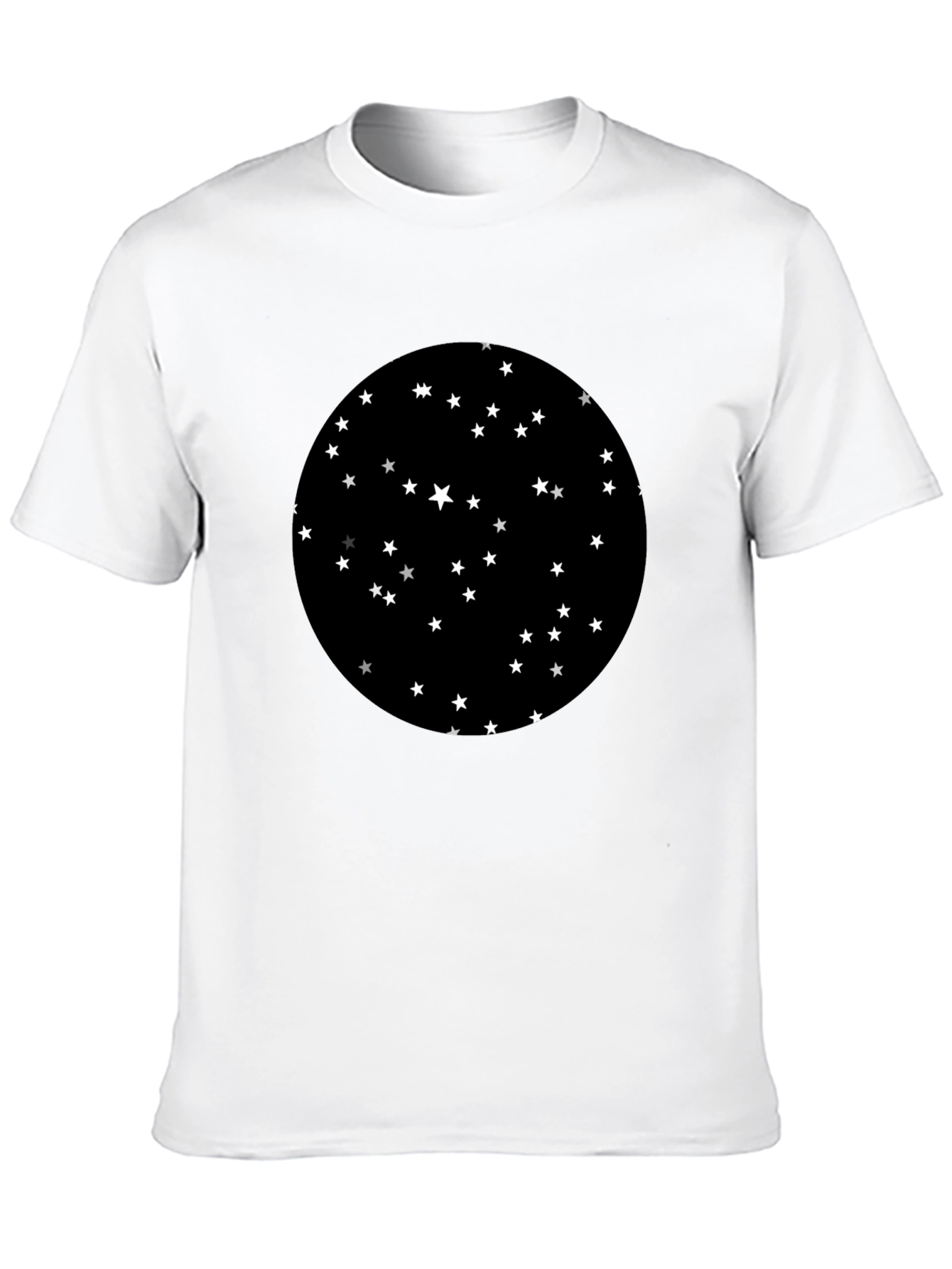 Starry Night Graphic Black T-Shirt