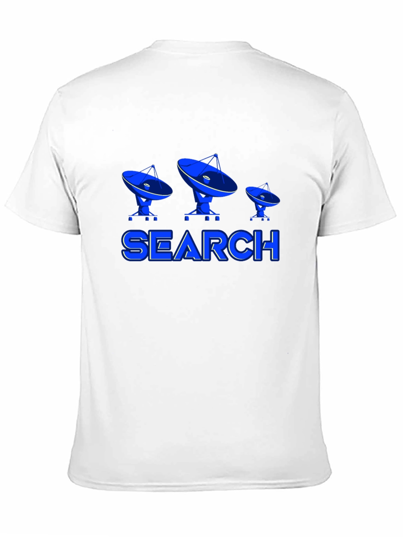 Search For Extraterrestrial Life Black T-Shirt