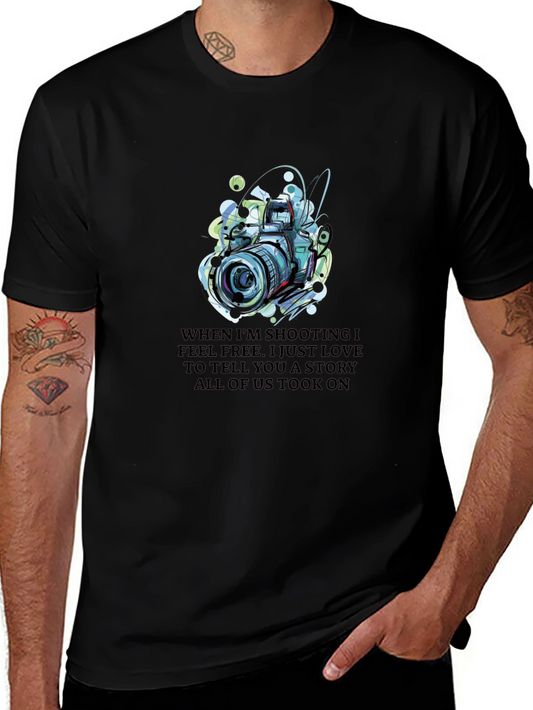 Photographers Tee - Camera Art Graphic Print