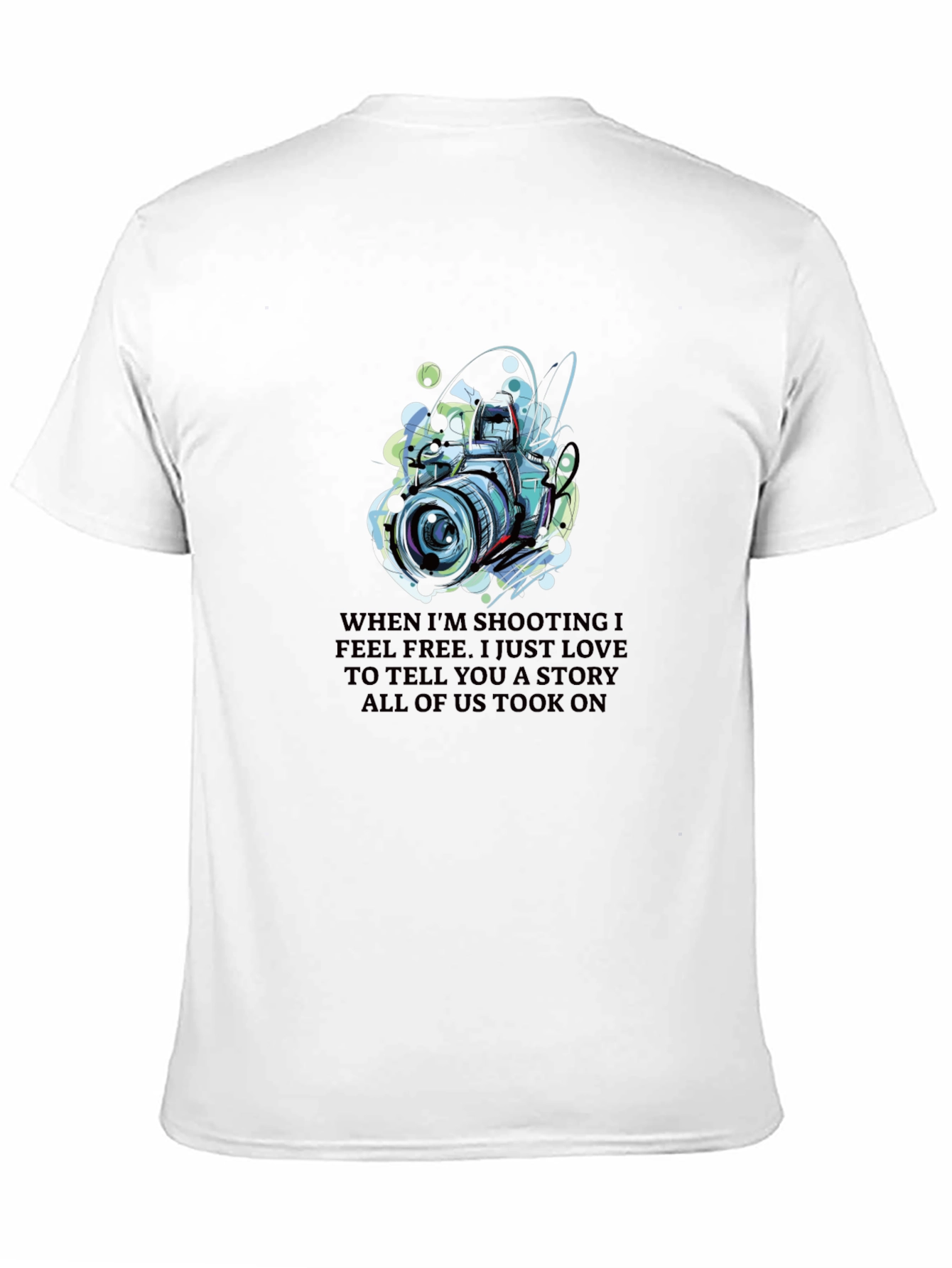 Photographers Tee - Camera Art Graphic Print